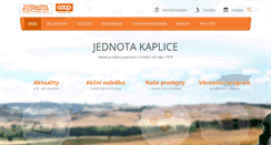 Desktop Screenshot of jednotakaplice.cz